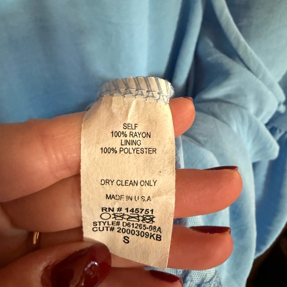 Altar'd State Women’s Sky Blue Mini Dress - Picture 4 of 5